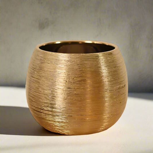 Golden Ceramic Vase