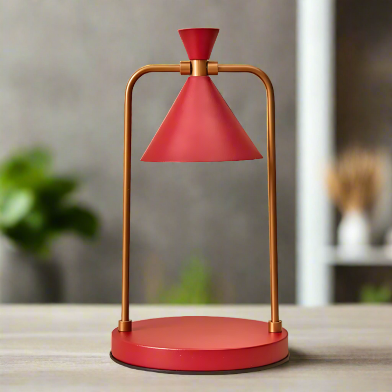 Flameless Candle Warmer Lamp Red