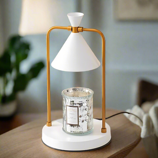 Flameless Candle Warmer Lamp White