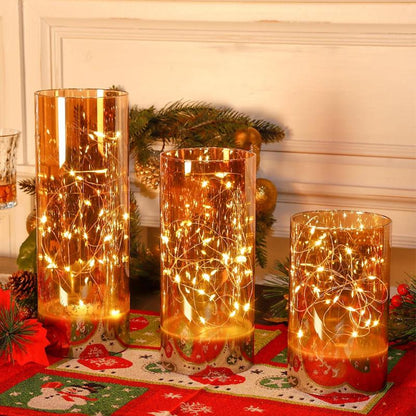 Flameless Christmas  LED Candles Decor