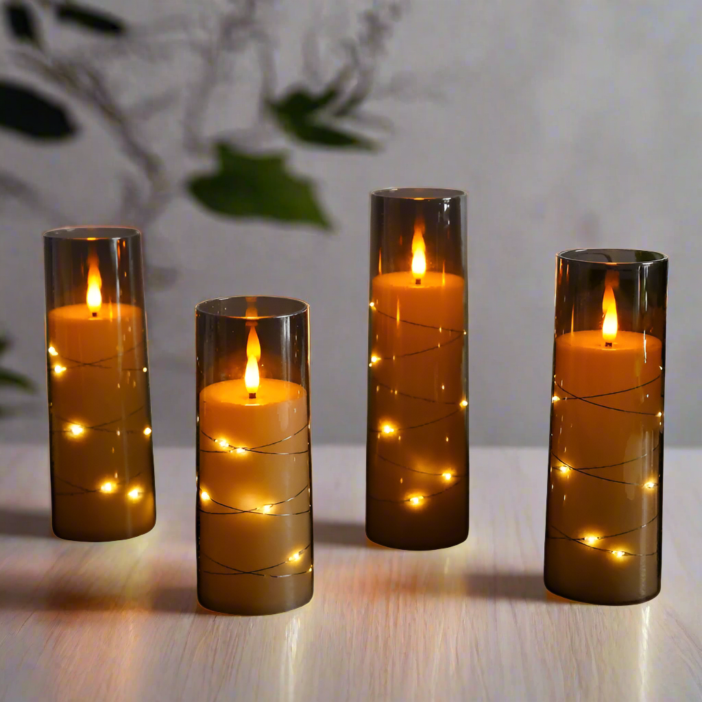 Flameless Flickering LED Candles decor