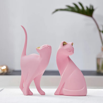 Cuddly Kitten Statues