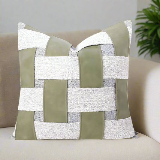 Light Green Luxury Cushion Cover