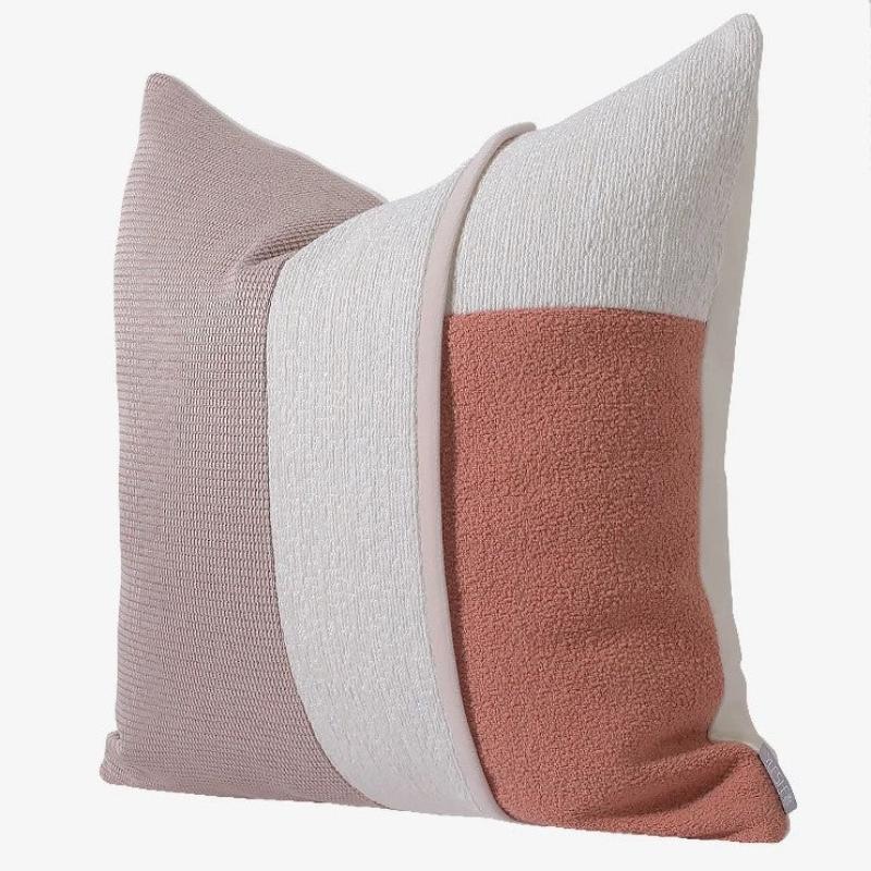 Pink Couch Cushion Cover Side View