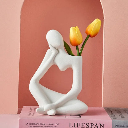 Thinker Model Vase