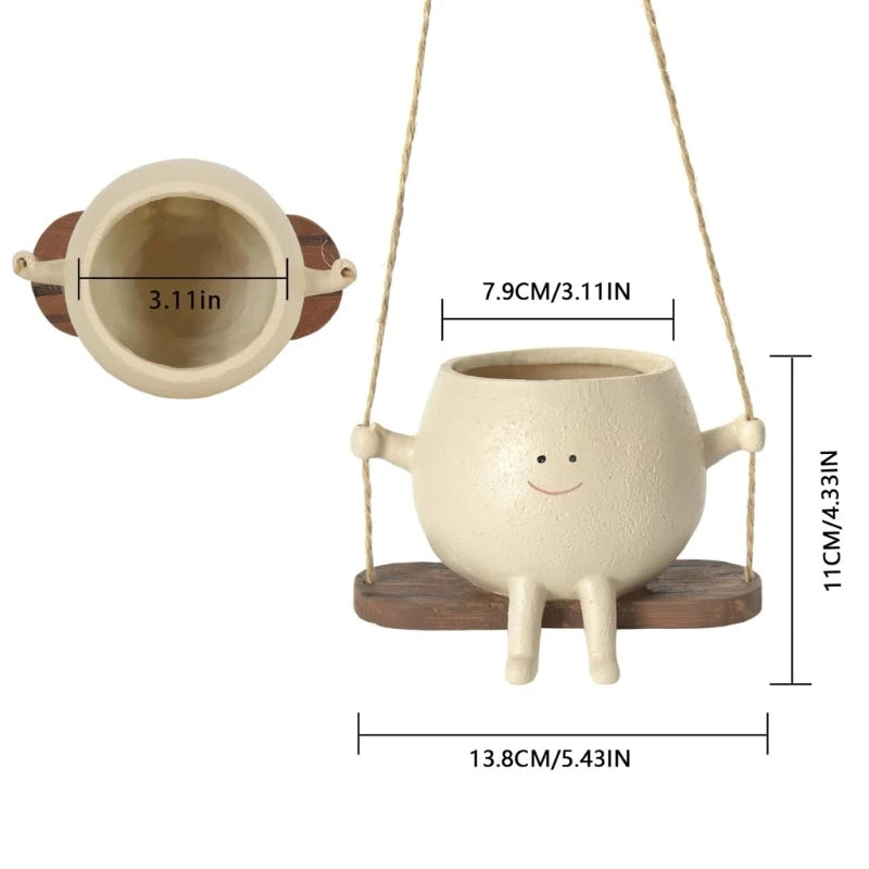 Swing Faces Planter pot