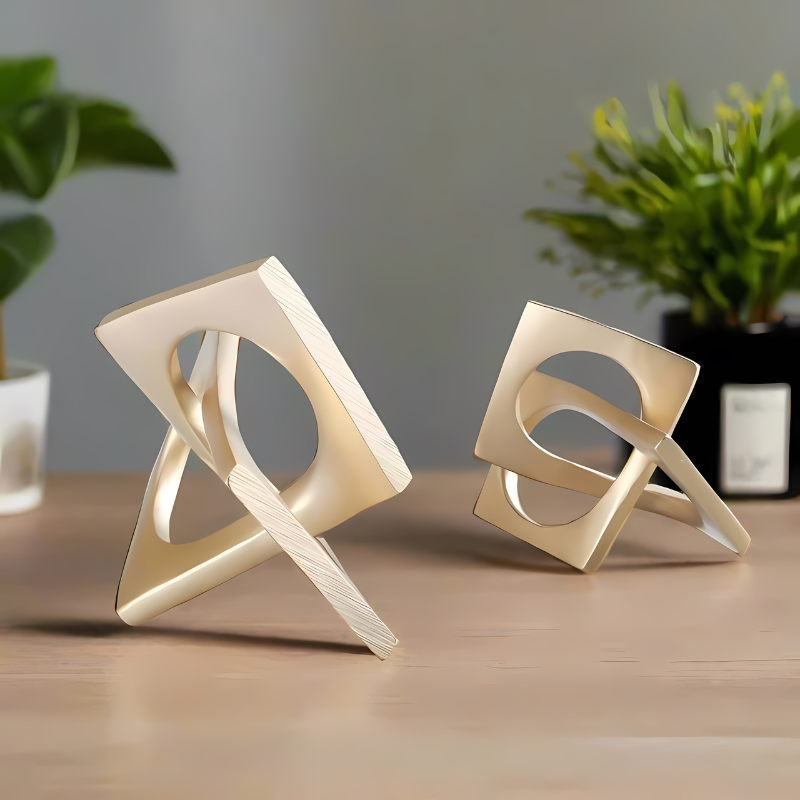 Geometry Buckle Sculpture Statue