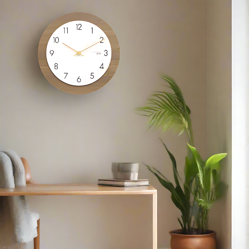 Silhouette Wooden Clock