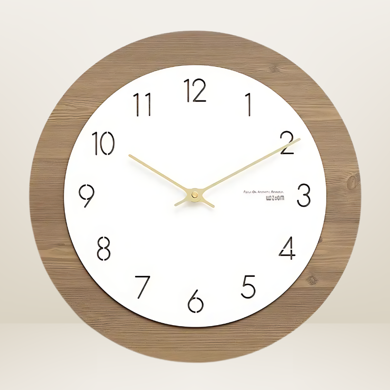 Silhouette Wooden Clock