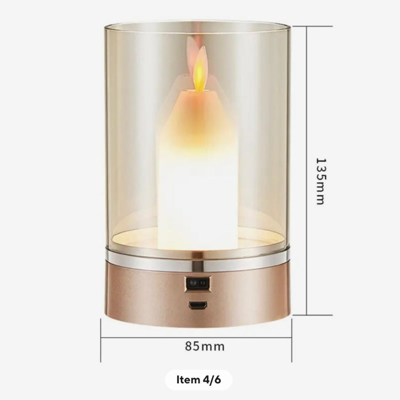 Luminara Flameless Candle size