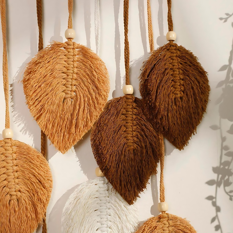 Leaf Macrame Wall Decor