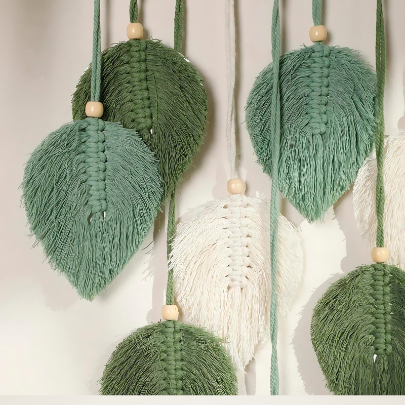 Leaf Macrame Wall Decor