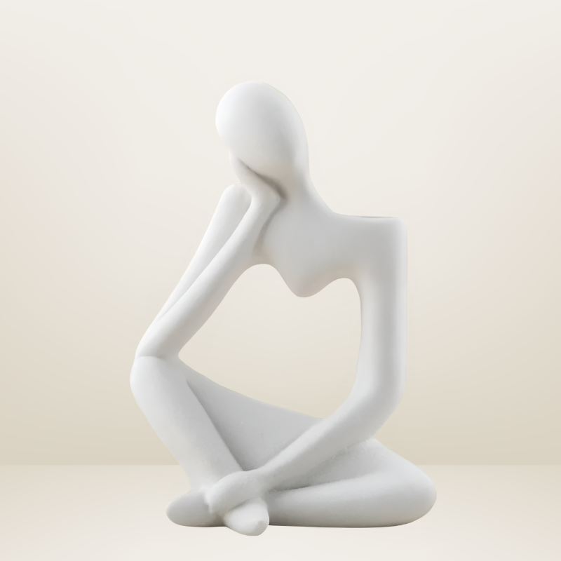 Thinker Model Vase