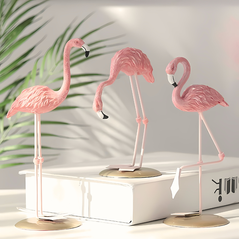 Pink Flamingo Statue