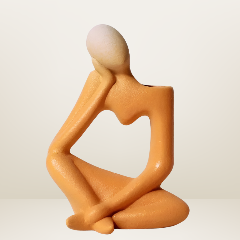 Thinker Model Vase