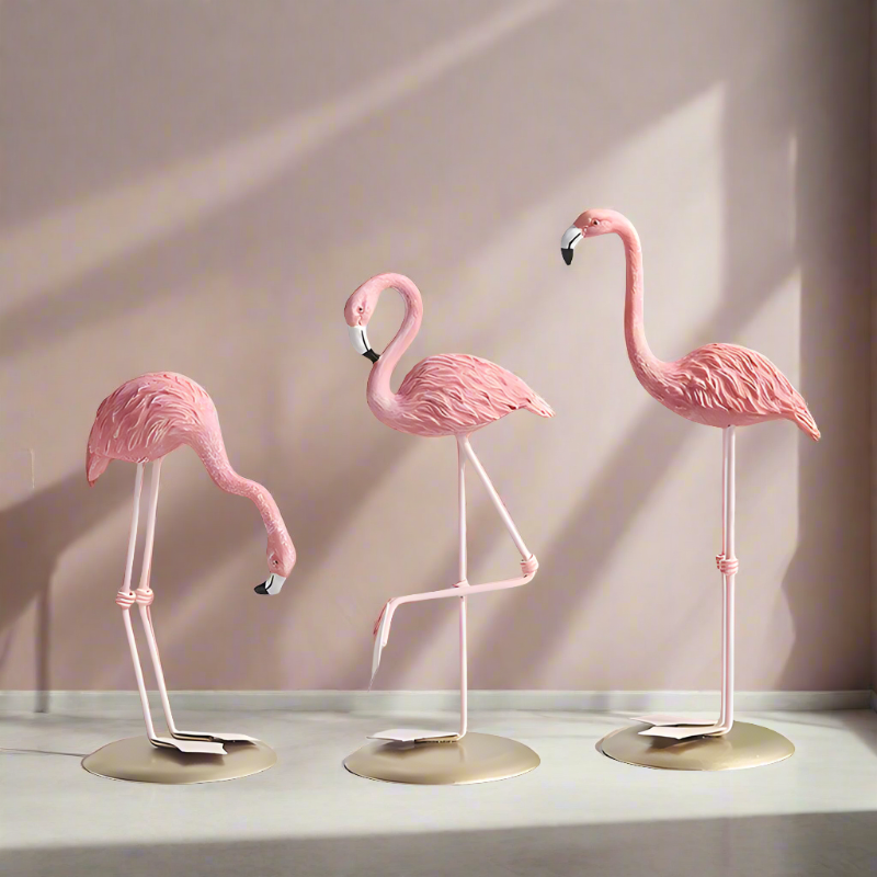 Pink Flamingo Statue