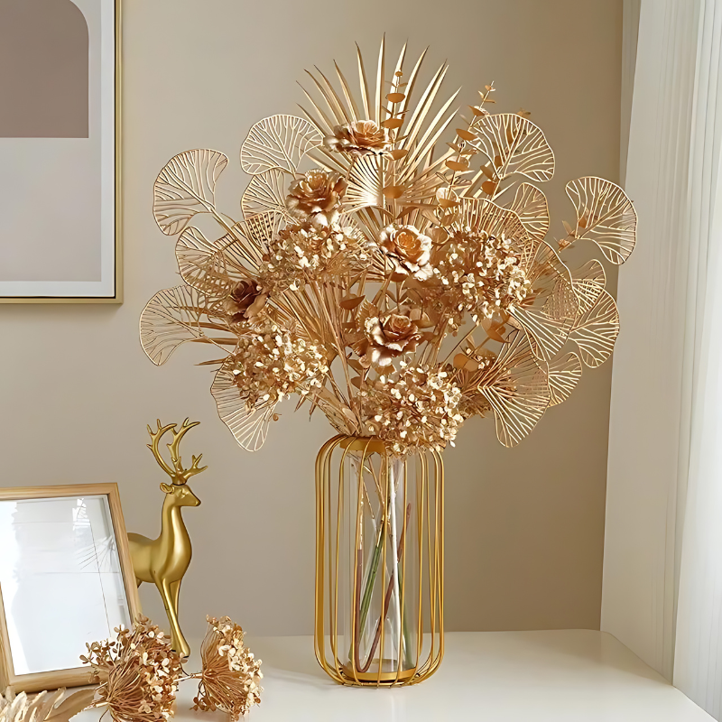 Elegant Golden Floral