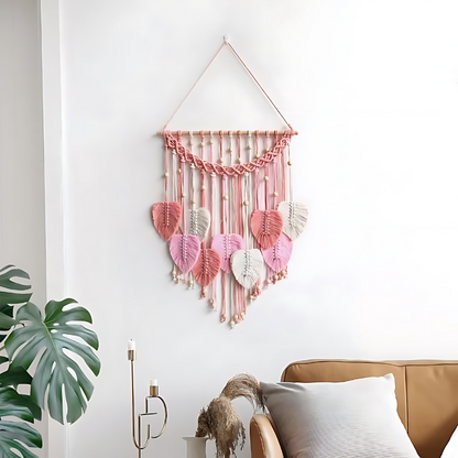 Leaf Macrame Wall Decor