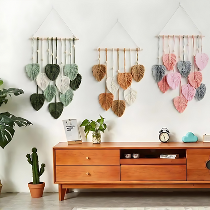 Leaf Macrame Wall Decor