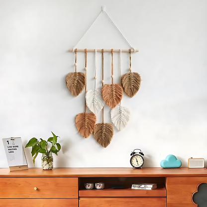 Leaf Macrame Wall Decor