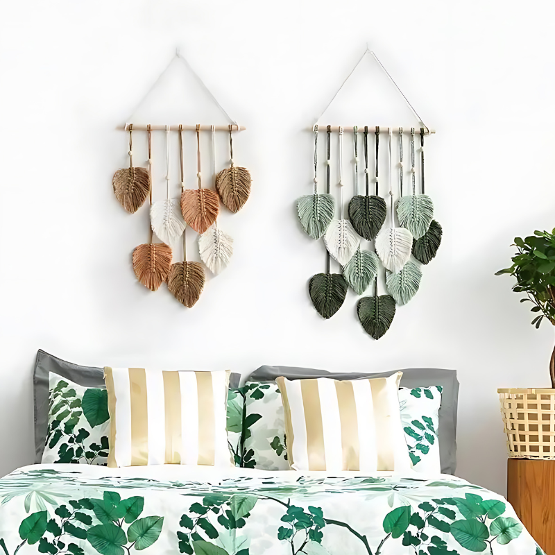 Leaf Macrame Wall Decor