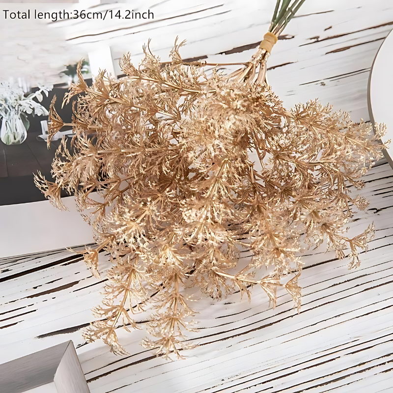 Golden Artificial Flowers