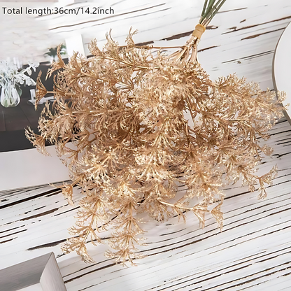 Golden Artificial Flowers