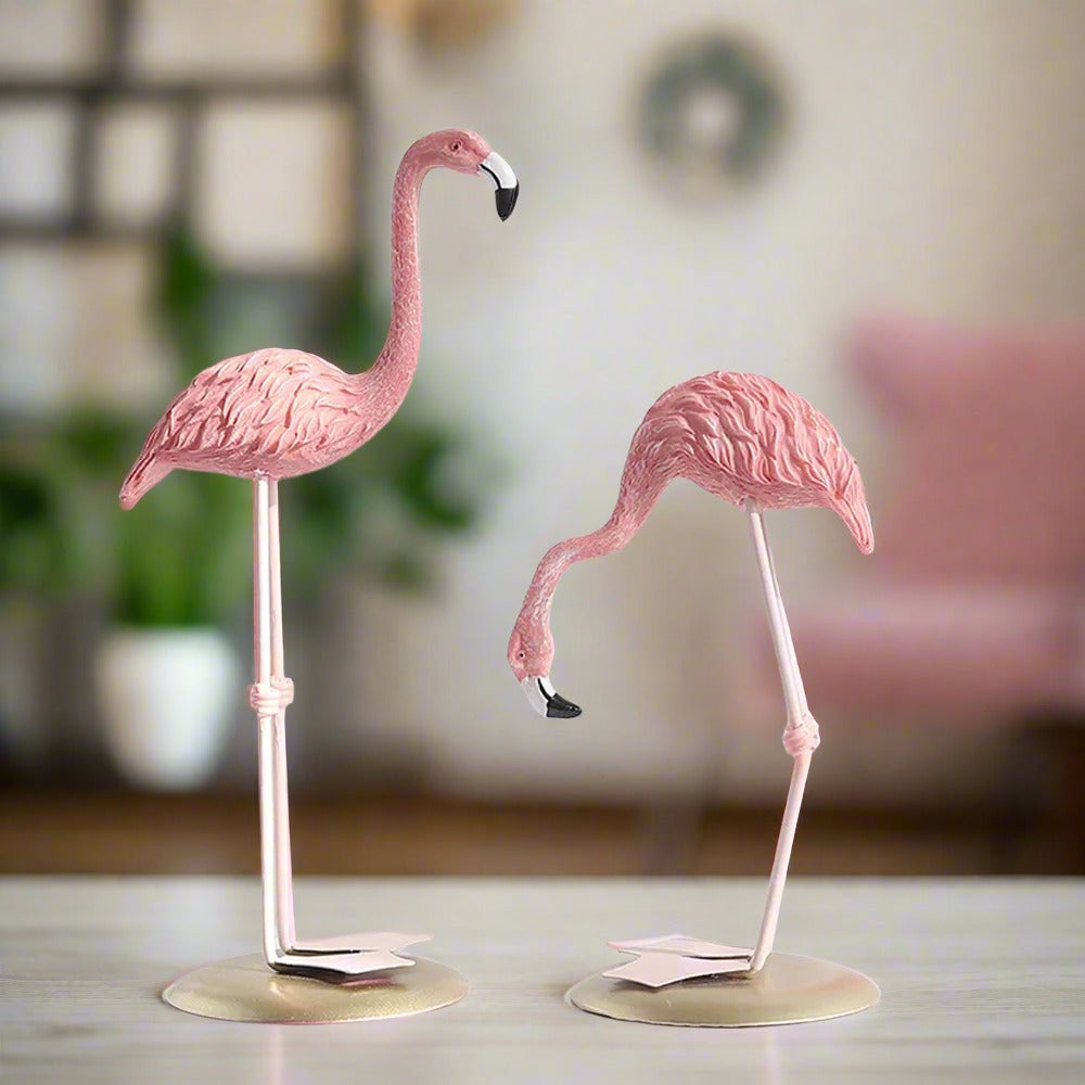 Rosa Flamingo-Statue